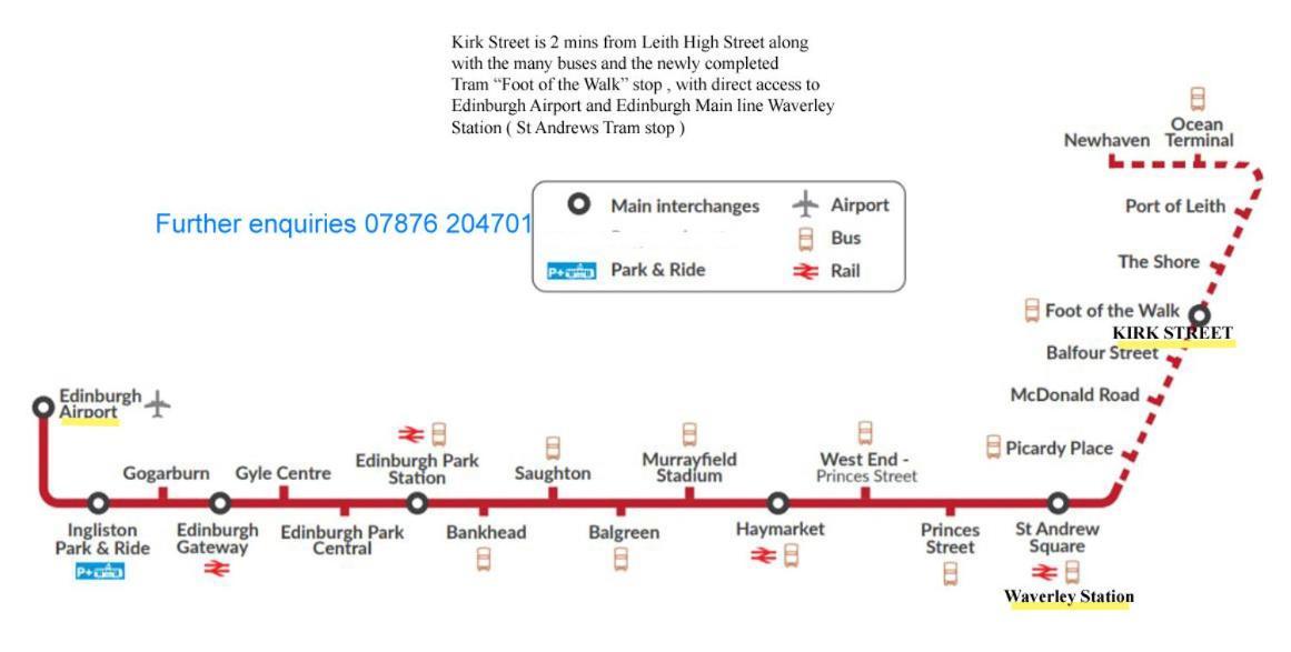 אדינבורו Refurbished Quiet 3 Bedroom Flat By High Street, Trams And Buses - 30 Mins Walk To Centre מראה חיצוני תמונה